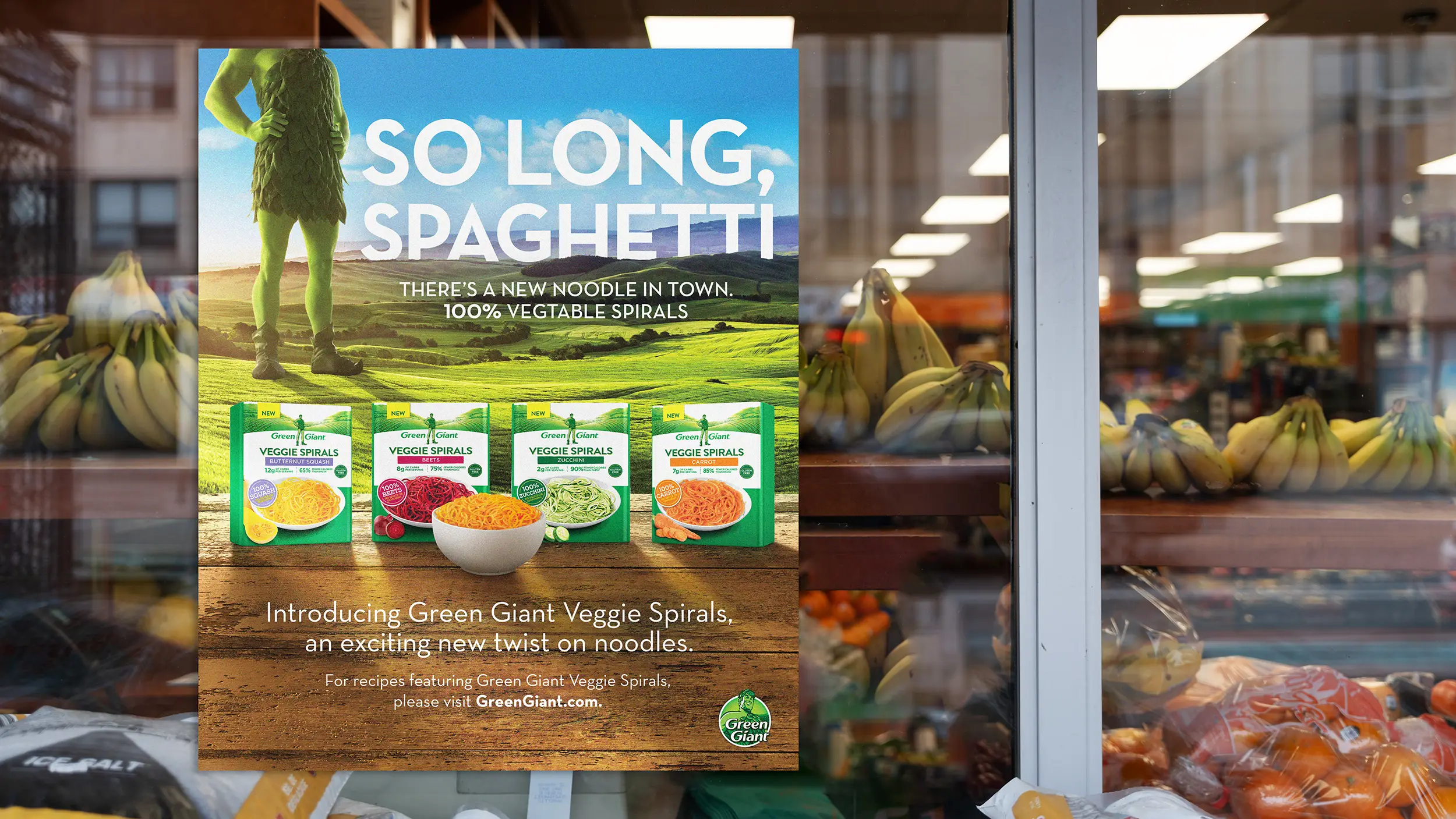 green giant print ad mockup