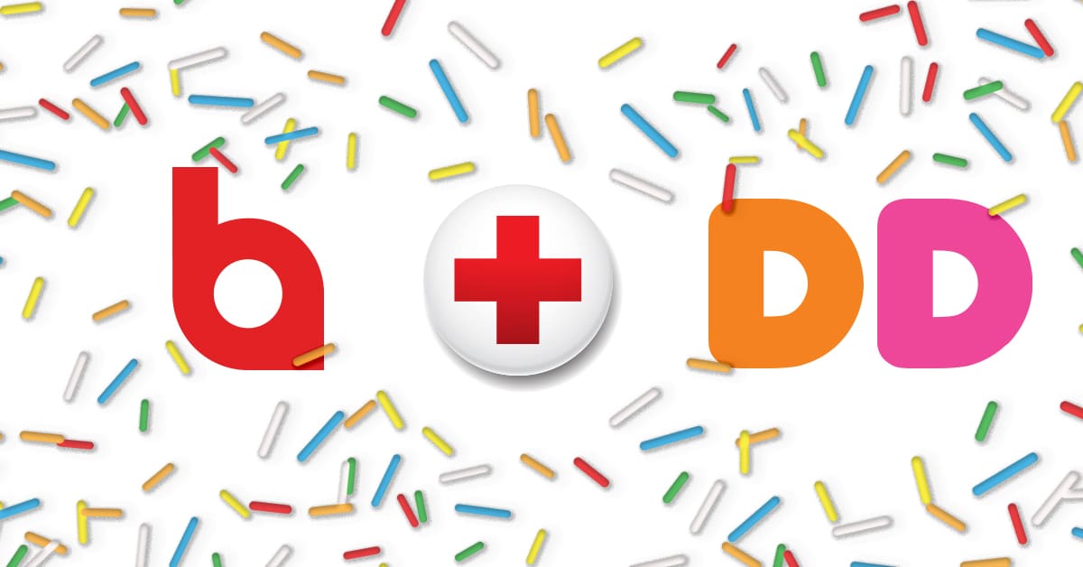 American Red Cross/Dunkin Donuts logos