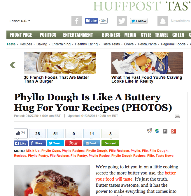Huffpost recipe