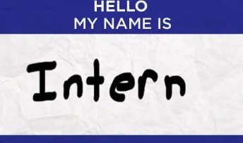Intern name tag