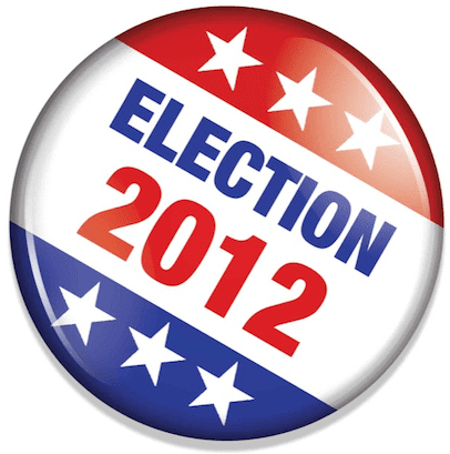 Election 2012 button