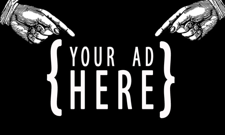 Your Ad Here sign