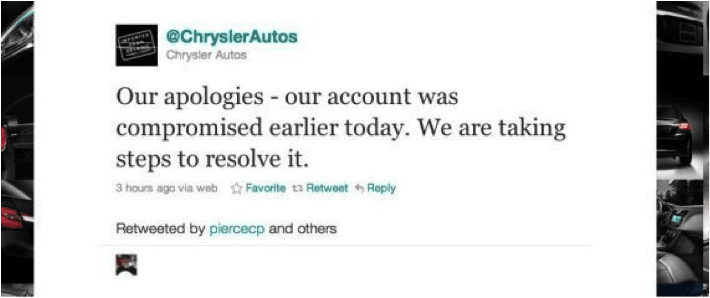 Chrysler Tweet