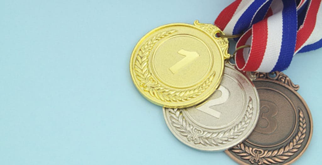 Gold, Silver and Bronze medal