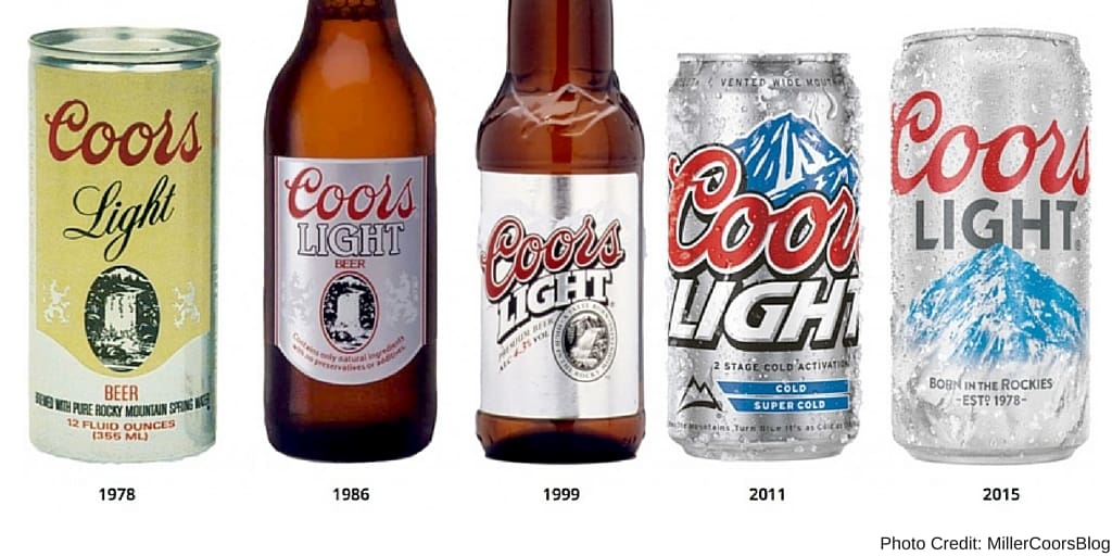 Different version of Coors Light