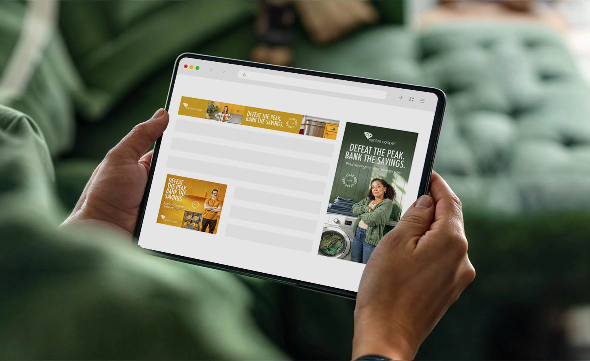 santee cooper banner ad mockup