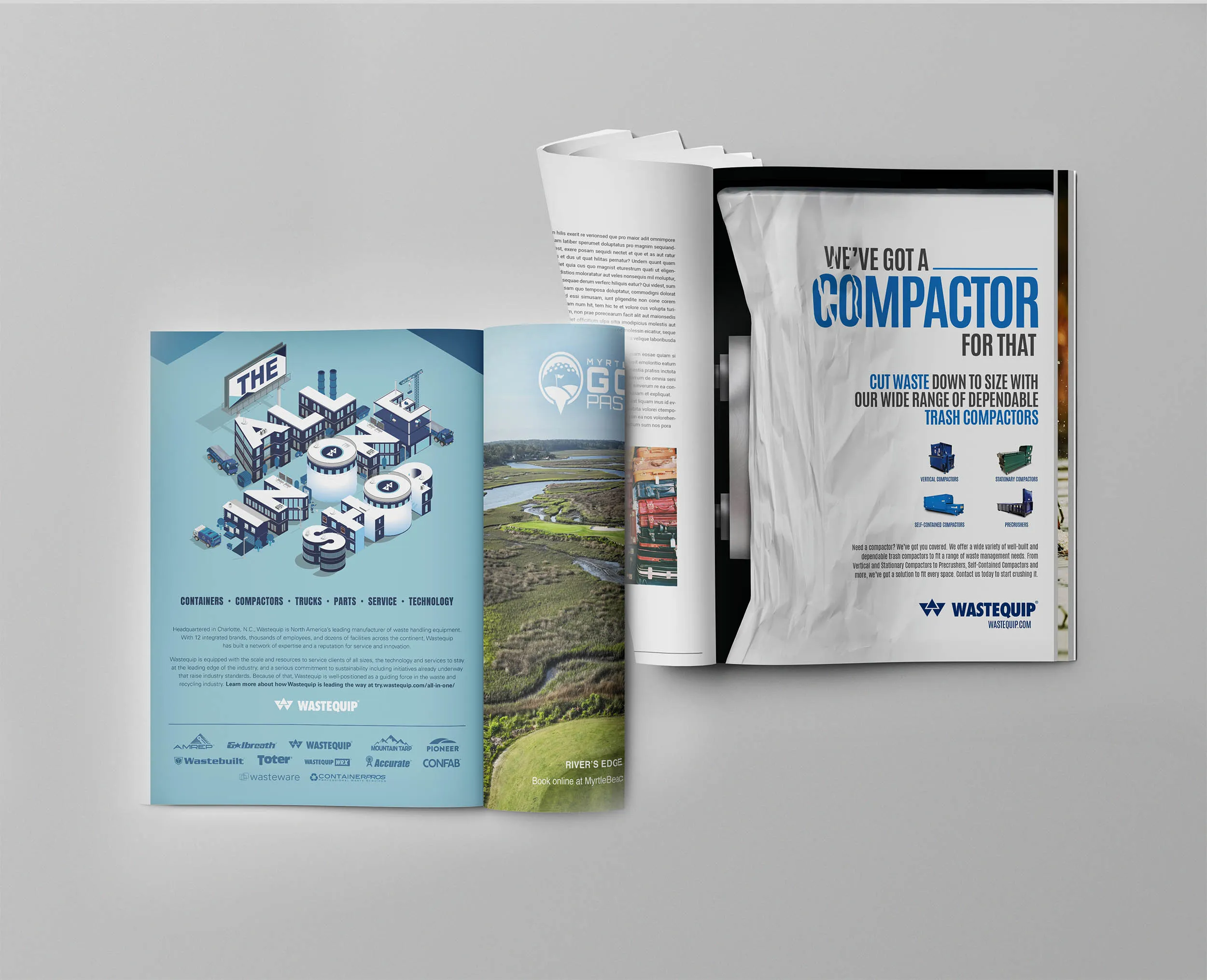 Wastequip Print ad