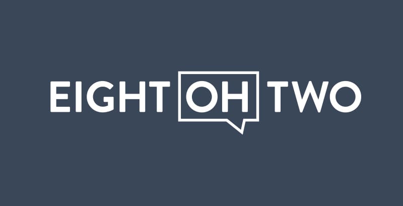 EightOhTwo logo