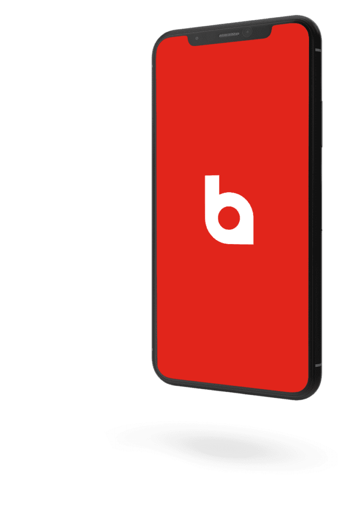 Brandon logo on phone