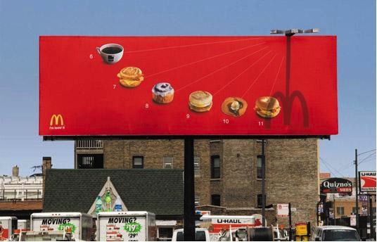 McDonalds billboard