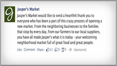 Jasper's Market FB