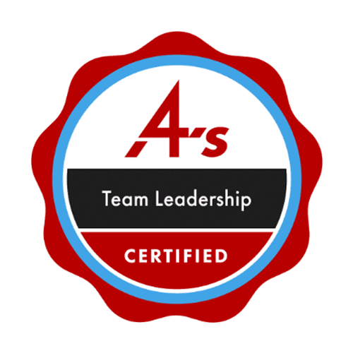 4 A's Team Leadership Certified