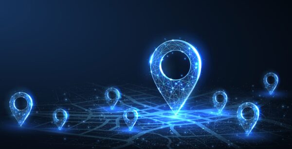 pin dots on network